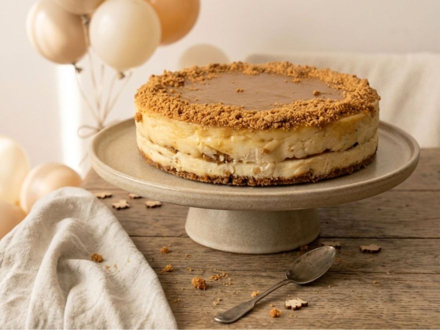 Bezlepkový krupicový cheesecake