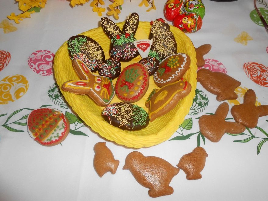 Bezlepkové velikonoční perníčky - ihned měkké